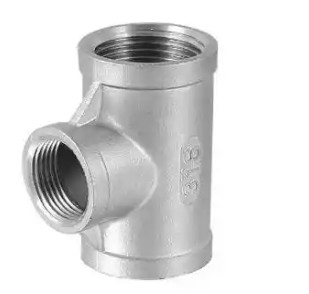 WP316 Grade 50mm Ss Tee Fitting Casting Technics