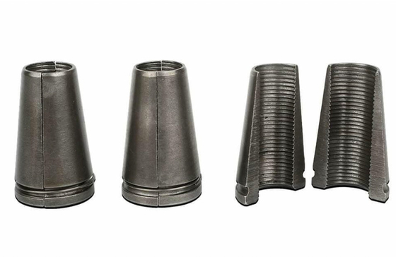 Alloy Steel Anchorage Component Tensile Strength Post Tension Wedges For Civil Engineering Construction And