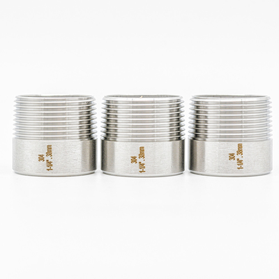 Flexible Straight Stainless Steel Pipe Fittings Hydraulic Quick Connect Couplings