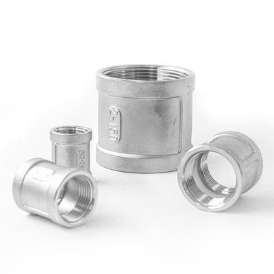 Flexible Straight Stainless Steel Pipe Fittings Hydraulic Quick Connect Couplings
