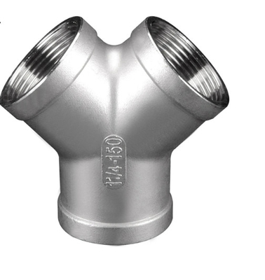 316 Stainless Steel Pipe Tee Fittings 150 LB SS 304 Tee DIN Standard